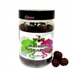 Дъмбели FLUO LED 15 мм Mango & Pineapple (манго и ананас) BB0711 - Battle Baits Дъмбели FLUO LED 15 мм Mango & Pineapple (манго и ананас) BB0711 - Battle Baits